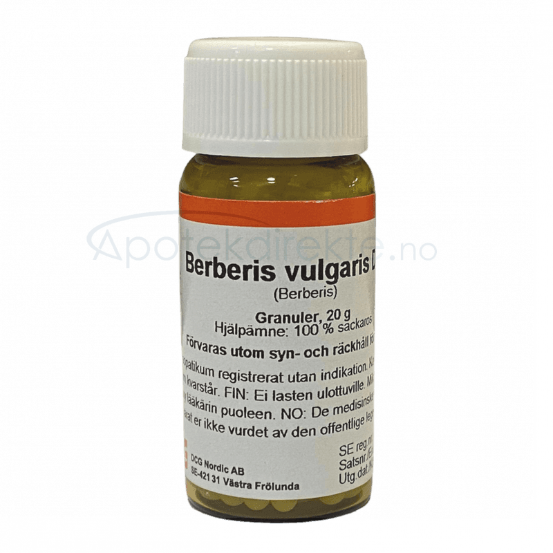 Berberis vulgaris D12 20 gram piller