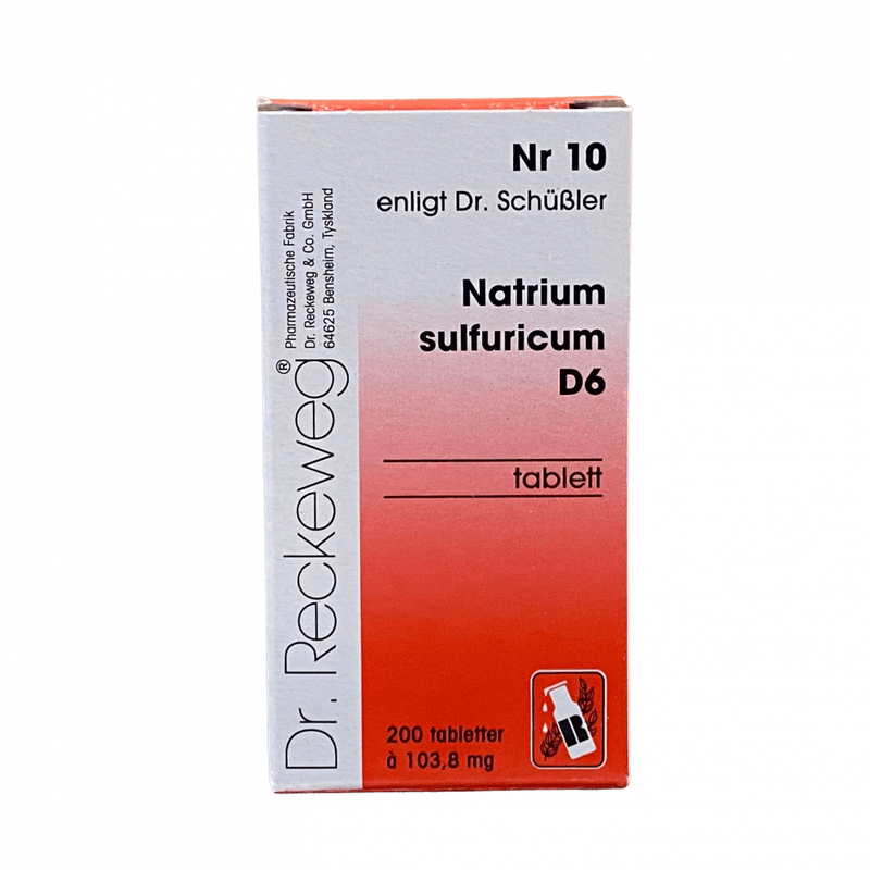 Cellesalt nr. 10 (nat sulf) D6 200 tabletter