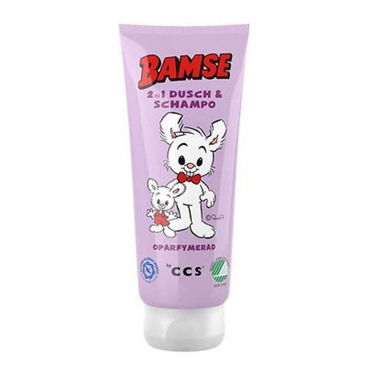 Bamse 2in1 dusj & sjampo u/parf 200 ml