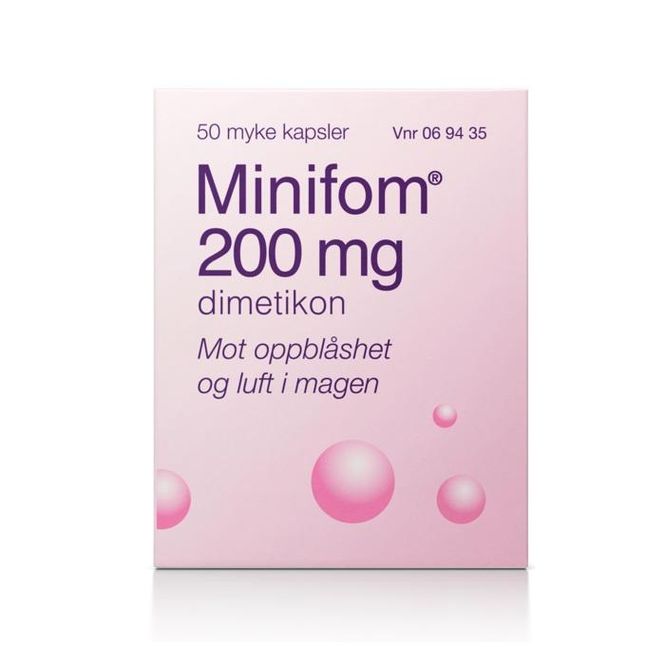 Hovedbilde Minifom 200 mg 50 kapsler