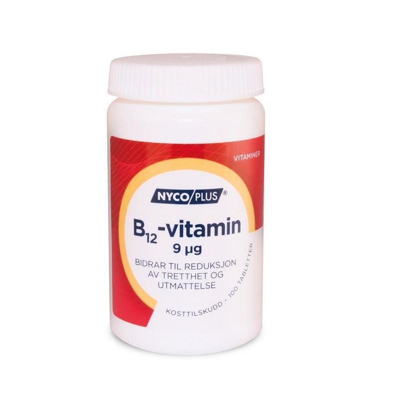 Nycoplus B12 tablett 9 mcg 100 stk