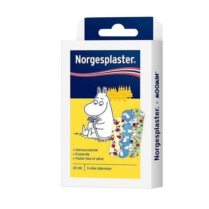 Hovedbilde Norgesplaster barn moomin 20 stk