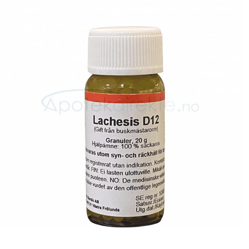 Lachesis muta D12 20 gram piller