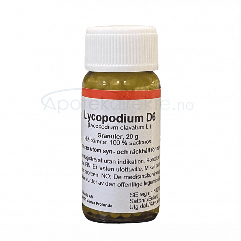 Lycopodium D6 20 gram piller