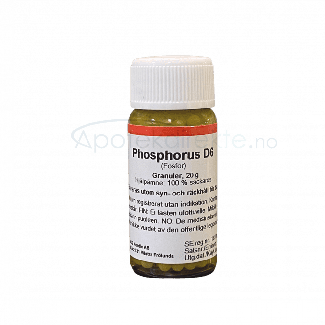 Hovedbilde Phosphorus D6 20 gram piller