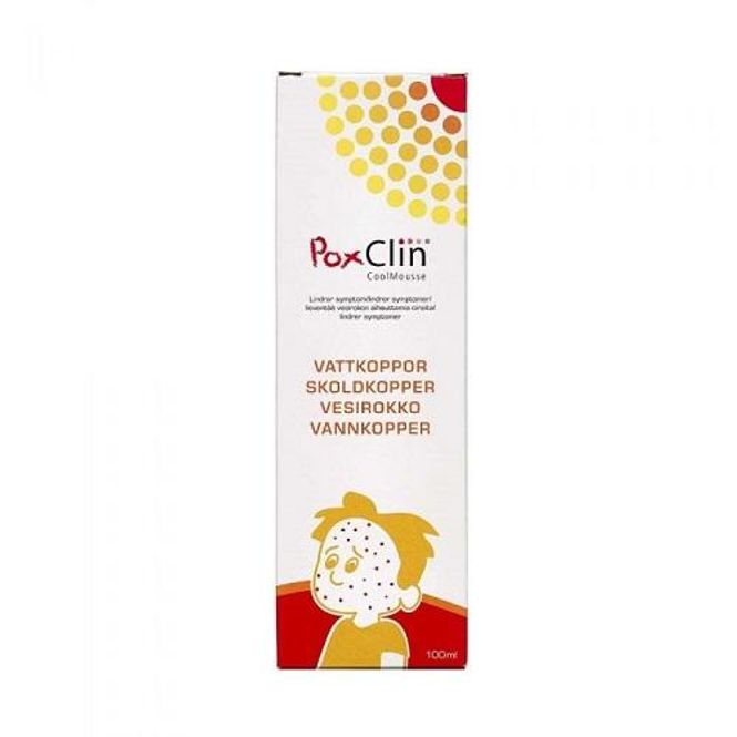 Hovedbilde Poxclin coolmousse kløelindrende 100 ml