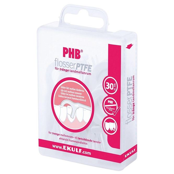 Hovedbilde Ekulf phb floss ptfe tanntråd 30 stk