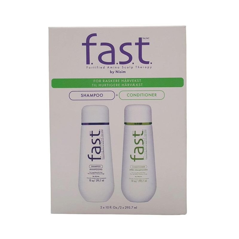 Nisim fast sjampo og conditioner 2x295,7 ml