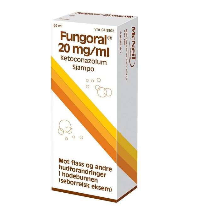 Hovedbilde Fungoral sjampo 20 mg/ml 60 ml