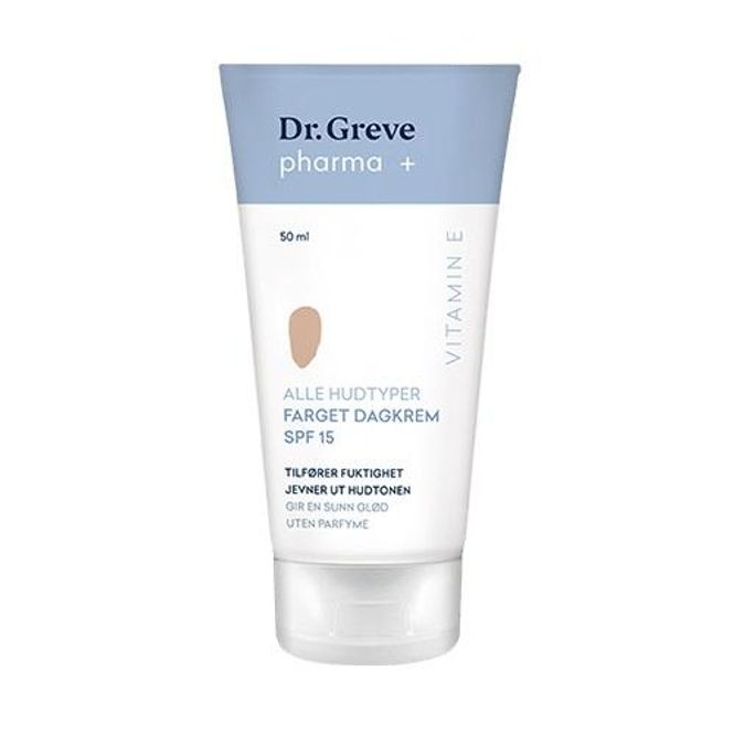 Hovedbilde Dr Greve pha dagkrem farget f15 u/p 50 ml