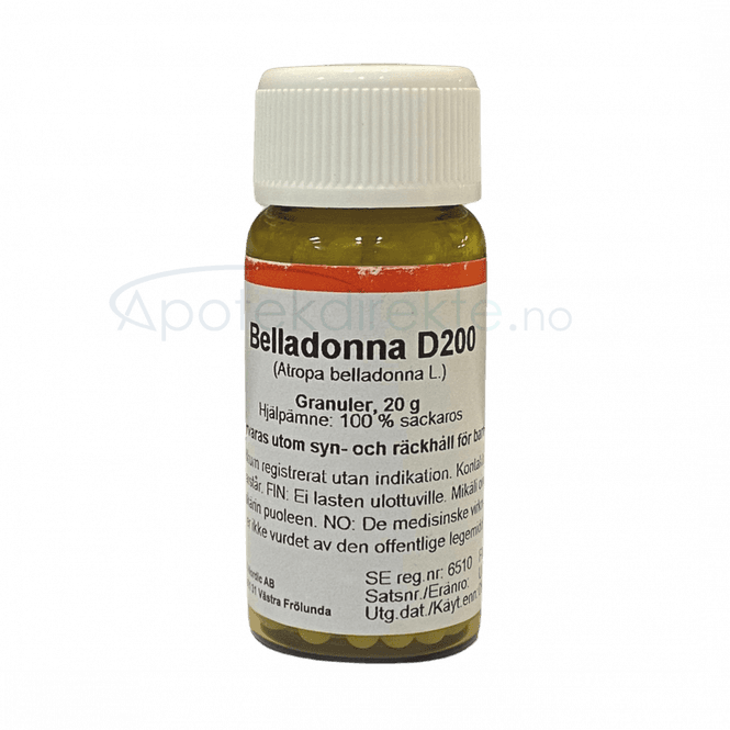 Hovedbilde Belladonna D200 20 gram piller