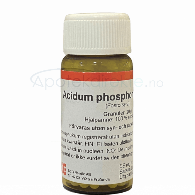Hovedbilde Acidum phosphoricum D30 20 gram piller