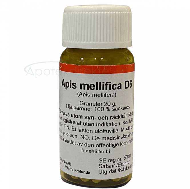 Hovedbilde Apis mellifica D6 20 gram piller