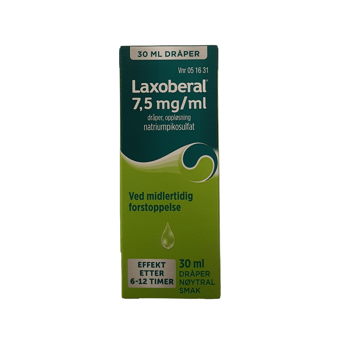Laxoberal dråper 7,5 mg/ml 30 ml
