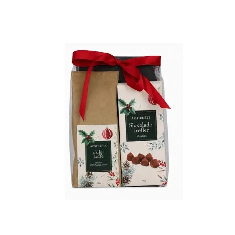 Apotekets gave julekaffe & sjokotrøfler m/havsalt