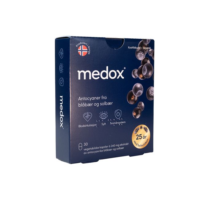 Hovedbilde Medox antocyaner 80 mg kapsel 30 stk