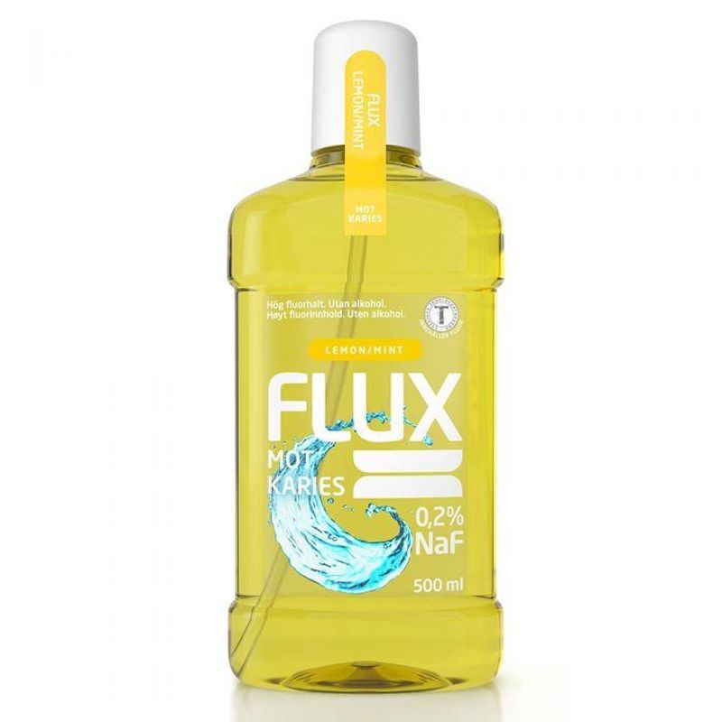 Flux fluorskyll 0,2 % lemon/mint 500 ml