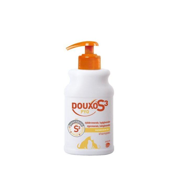 Hovedbilde Douxo s3 pyo shampoo til dyr 200 ml