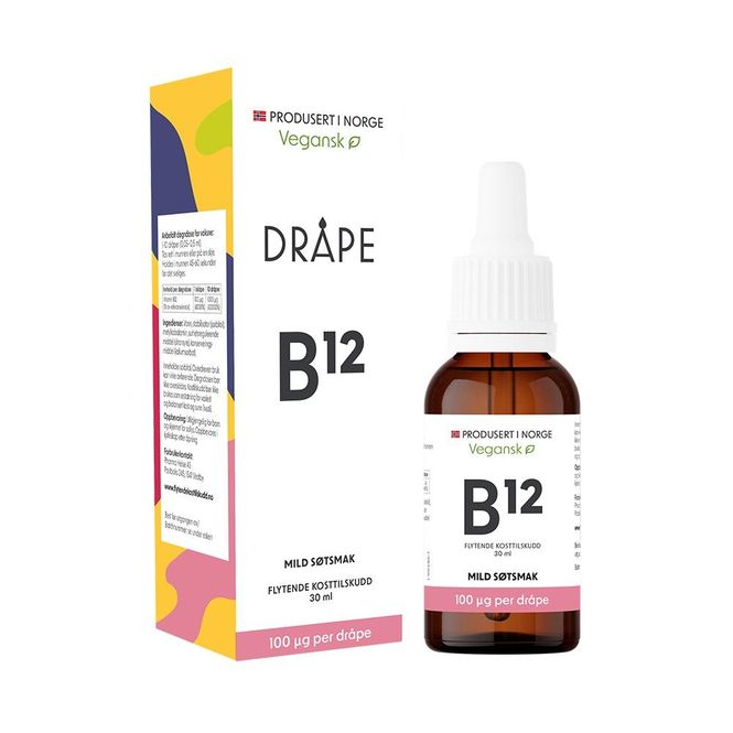 Hovedbilde Dråpe vegansk B12 30 ml