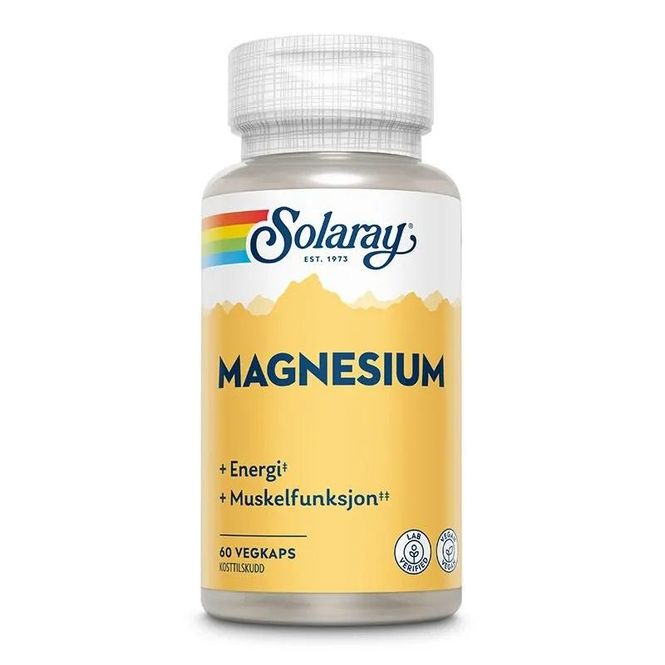 Hovedbilde Solaray magnesium veg kapsel 60 stk