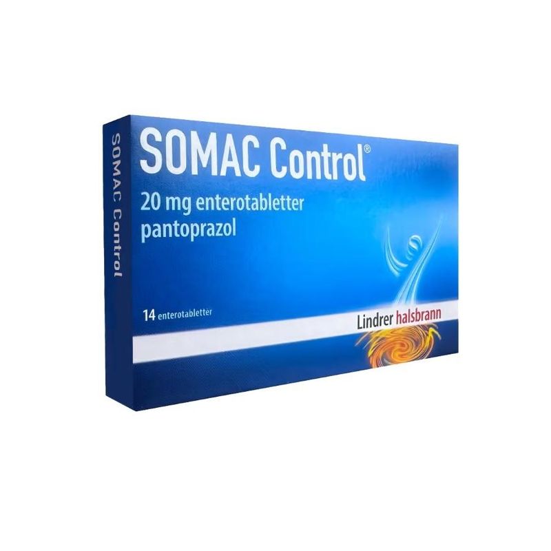 Somac Control enterotab 20mg 14 stk