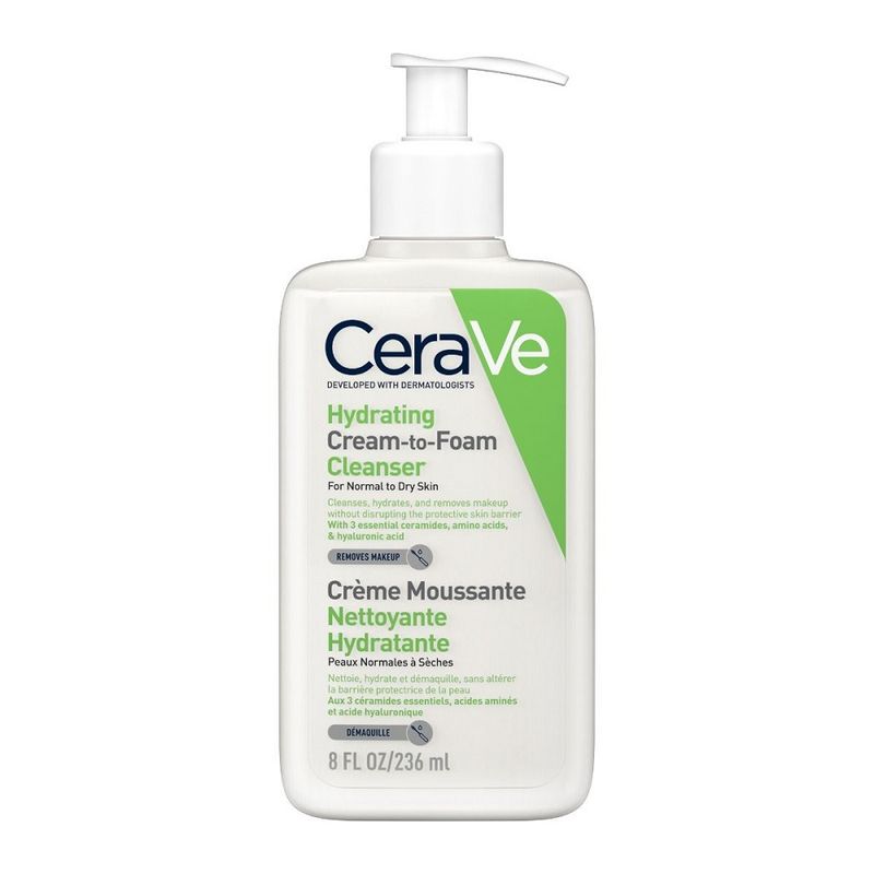 Cerave hydrating cream to foam cleanser 236 ml