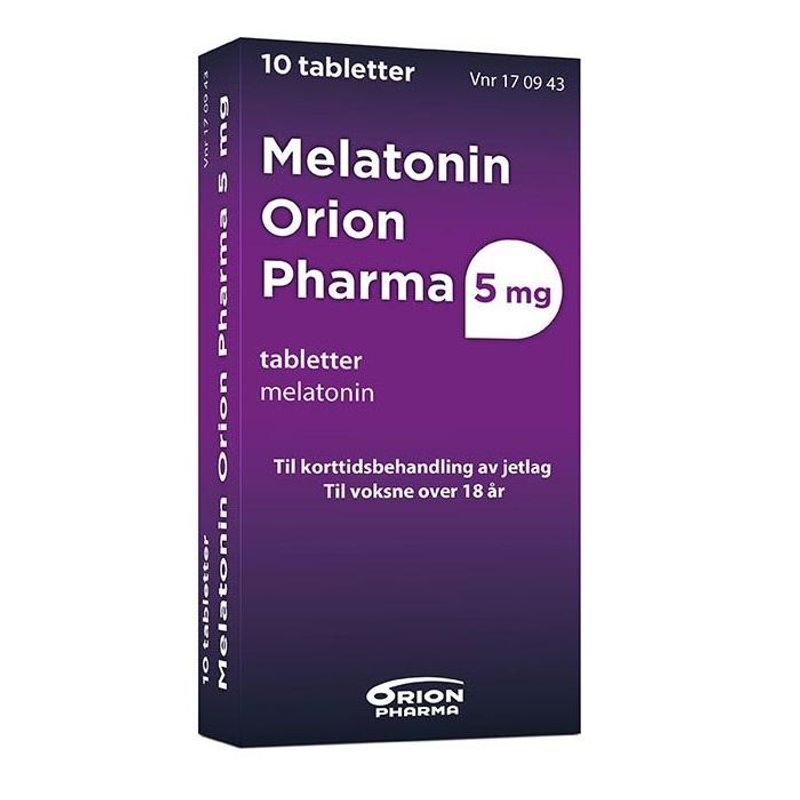Melatonin Orion 5 mg 10 tabletter
